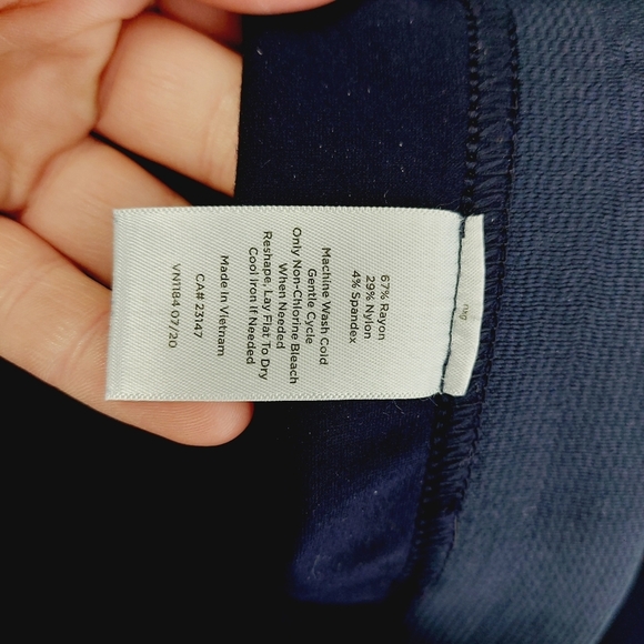 Talbots Soho Blue Solid Shadow Heather Leggings P3932 - Picture 10 of 11